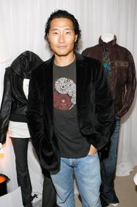 Daniel Kim at the Monarchy Collection display during the 60th annual Primetime Emmy Awards.