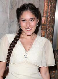 Q'orianka Kilcher at the opening night of "STOMP."