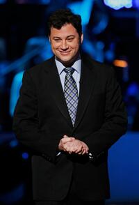 Jimmy Kimmel at the taping of Idol Gives Back.