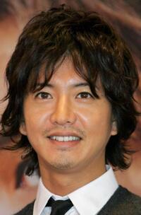 Takuya Kimura at the promotion of "HERO" during the Pusan International Film Festival (PIFF).