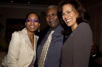 Angela Bassett, B.B. King and Marilyn McCoo at the King's 80th birthday.