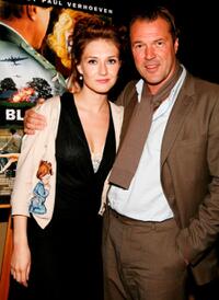 Carice van Houten and Sebastian Koch at the private screening of "Zwartboek."