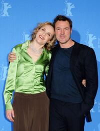Juliane Koehler and Sebastian Koch at the photocall of "Effi Briest" during the 59th Berlin Film Festival.