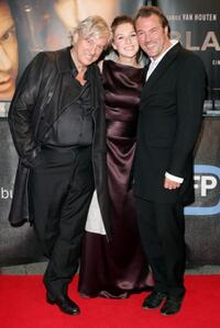 Director Paul Verhoeven, Carice van Houten and Sebastian Koch at the premiere of "Black Book."