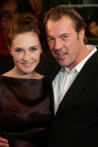 Carice van Houten and Sebastian Koch at the premiere of "Black Book."