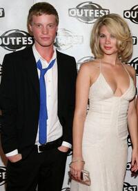 Daniel Skelton and Rebekah Kochan at the 2009 Outfest opening night gala of "La Mission."
