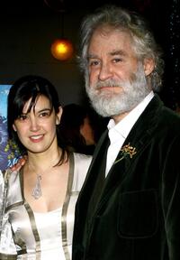 Kevin Kline and Phoebe Cates at the post-performance party of the opening night of King Lear.
