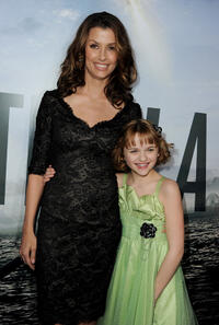 Bridget Moynahan and Joey King at the California premiere of "Battle: Los Angeles."