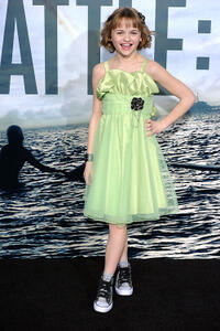 Joey King at the California premiere of "Battle: Los Angeles."