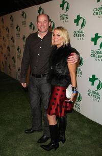 David Koechner and Guest at the Global Green USA's 6th Annual Pre-Oscar Party.