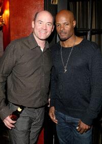 David Koechner and Damon Wayans at the Global Green USA's 6th Annual Pre-Oscar Party.