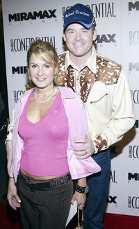 David Koechner and Guest at the premiere of "Daltry Calhoun."