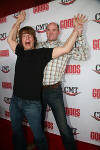 Jimmy Wayne and David Koechner at the Nashville premiere of "The Goods: Live Hard, Sell Hard."
