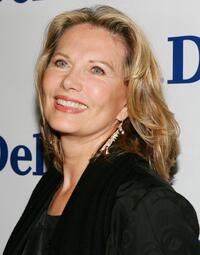Maud Adams at the celebration of Delta Ailrines' newest international route between New York and London.