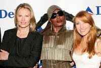 Maud Adams, Grace Jones and Jane Seymour at the celebration of Delta Ailrines' newest international route between New York and London.