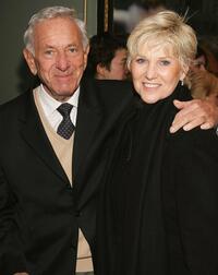 Jack Klugman and Peggy Crosby at the New York Opening of "Jumpers".