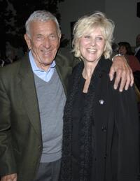 Jack Klugman and Peggy Crosby at the Al Pacino stars in Oscar Wilde's "Salome".