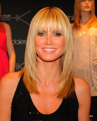Heidi Klum at the launch of her collection by Jordache clothing.