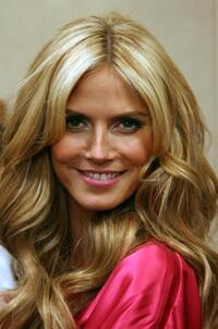 Heidi Klum at the Victoria's Secret fashion show.