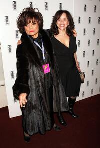 Eartha Kitt and Rosie Perez at the Public Sings: A 50th Anniversary Celebration.