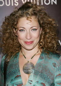 Alex Kingston at the Louis Vuitton "Love" party for Oxfam America.