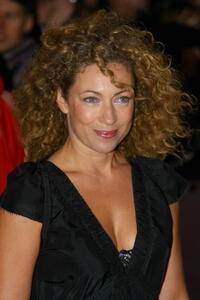 Alex Kingston at the National Movie Awards held at the Royal Festival Hall.