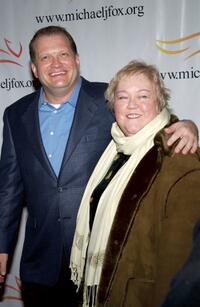 Kathy Kinney and Drew Carey at the Michael J. Fox Foundation's "A Funny Thing Happened On The Way To Cure Parkinson's" benefit gala.