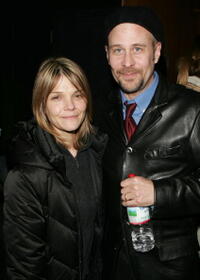 Terry Kinney and Kathryn Erbe at the after party for the opening night of "After Ashley".