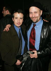 Terry Kinney and Grant Shaud at the after party for the opening night of "After Ashley".
