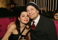 Terry Kinney and Julianna Margulies at the "Reel Moments" premiere after party presented by Glamour .