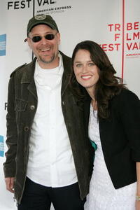 Terry Kinney and Robin Tunney at the screening of "Runaway" at the Tribeca Film Festival.