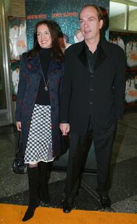 Herbert Knaup and Christiane Lehrmann at the premiere of "Agnes Und Seine Brueder."