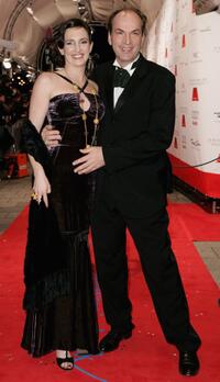 Herbert Knaup and Christiane Lehrmann at the 34th annual German Film Ball.