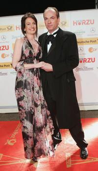 Herbert Knaup and Christiane Lehrmann at the Goldene Kamera Awards.