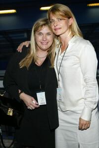 Collen Camp and Nastassja Kinski at the premiere of "Coral Reef Adventure."