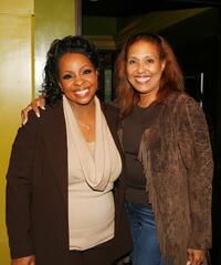 Gladys Knight and Telma Hopkins at the Gibson Amphitheatre.