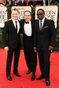 Diego Klattenhoff, Mandy Patinkin and David Harewood at the 69th Annual Golden Globe Awards.