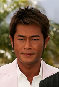 Louis Koo at the photocall of "Triangle" during the 60th Cannes Film Festival.
