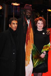Rachid Bouchareb, Sotigui Kouyate and Brenda Blethyn at the premiere of "London River" during the 59th Berlin Film Festival.