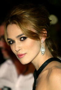 Keira Knightley at the "Pride & Prejudice" premiere.