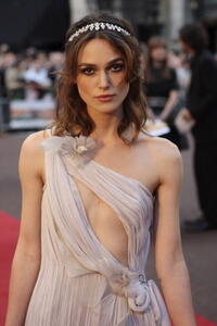 "Atonement" star Keira Knightley at the London premiere.