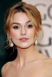 Keira Knightley at the 63rd Annual Golden Globe Awards.