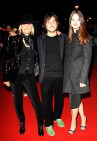Anita Pallenberg, Harmony Korine and Rachel Kornie at the BFI 51st London Film Festival.
