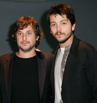 Harmony Korine and Diego Luna at the North American premiere of "Mister Lonely" during the Toronto International Film Festival 2007.