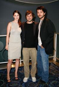 Rachel Korine, Harmony Korine and Diego Luna at the North American premiere of "Mister Lonely" during the Toronto International Film Festival 2007.