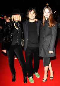 Anita Pallenberg, director Harmony Korine and Rachel Korine at the premiere of "Mister Lonely" during the BFI 51st London Film Festival.