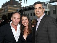 Robert Knott, Ginger Sledge and Michael London at the screening of "Appaloosa."