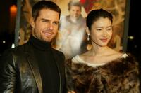 Tom Cruise and Koyuki at the premiere of "The Last Samurai."