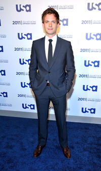 Patrick J. Adams at the 2011 USA Upfront in New York.
