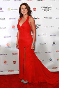 Sidse Babett Knudsen at the 40th International Emmy Awards in New York.